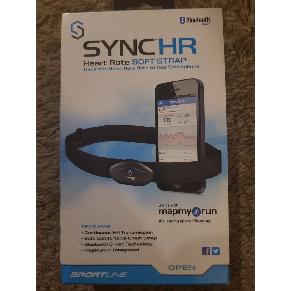 SYNC HR Heart Rate Soft Strap Send Heartrate Data to smart phone over Bluetooth